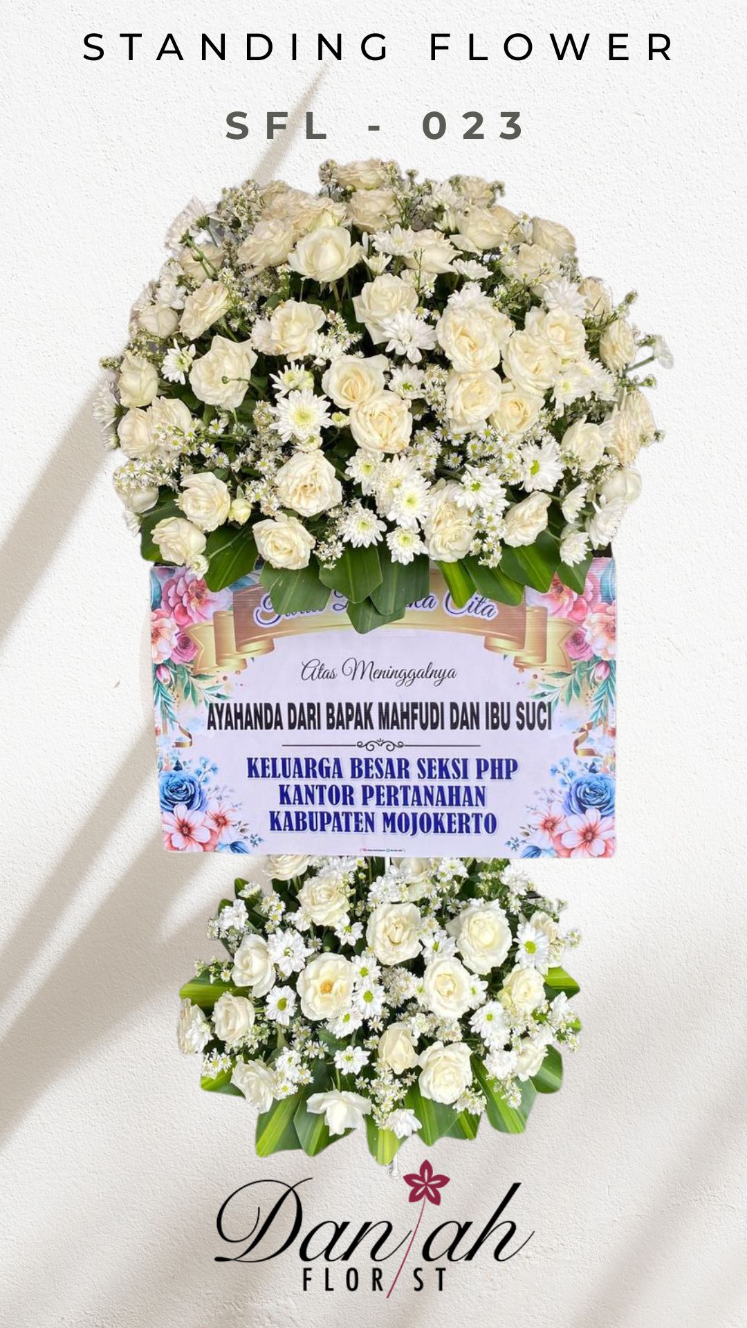 Dekorasi bunga pernikahan Plered Cirebon happy wedding