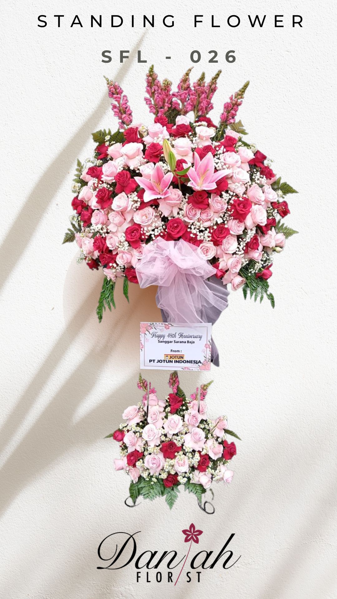 Buket bunga segar Palimanan Cirebon hadiah ulang tahun