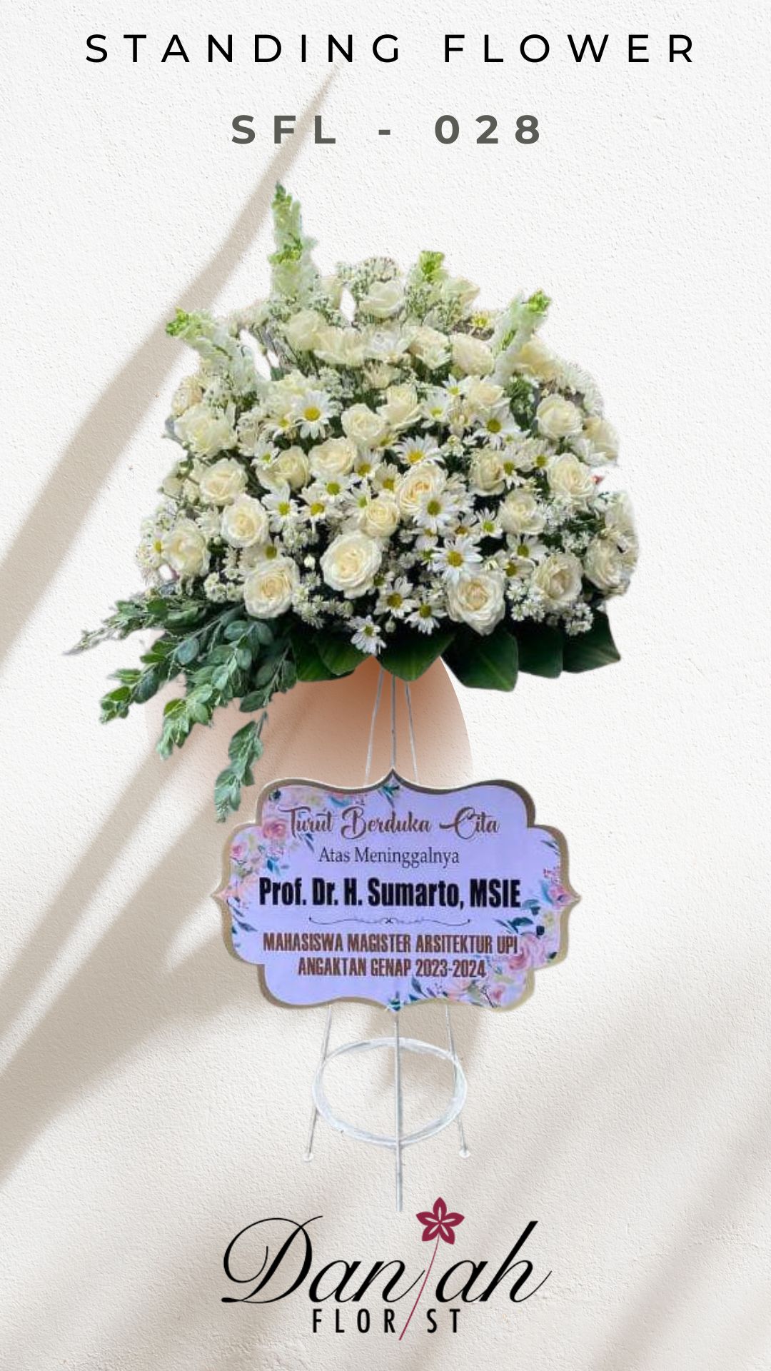 Rangkaian bunga segar pilihan Daniah Florist Cirebon