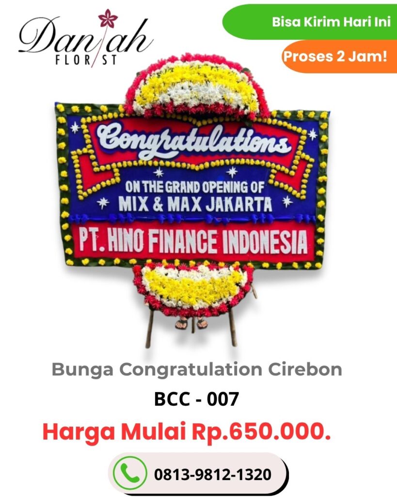 karangan bunga selamat di cirebon