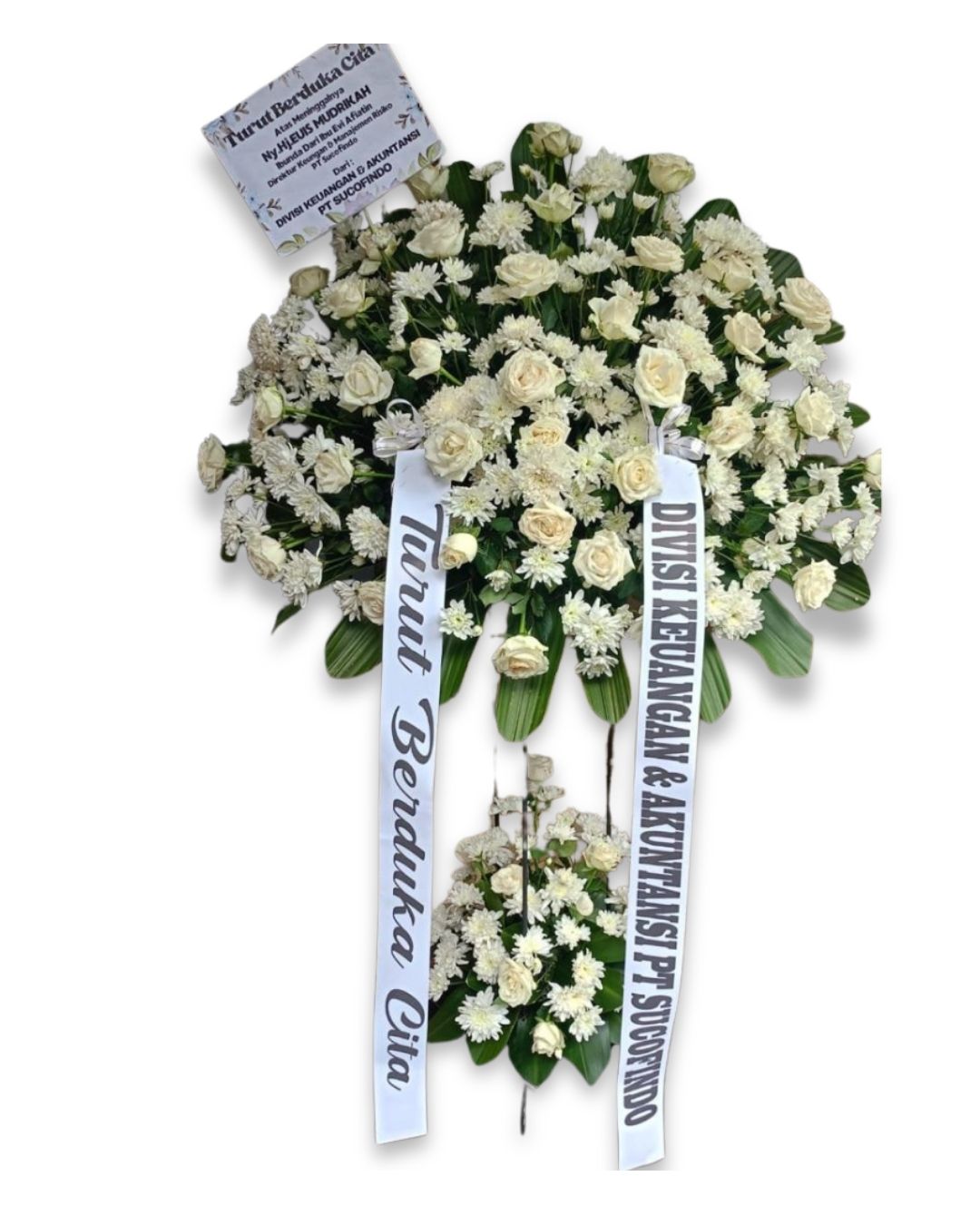 Standing flower duka cita Cirebon Daniah Florist Ciledug