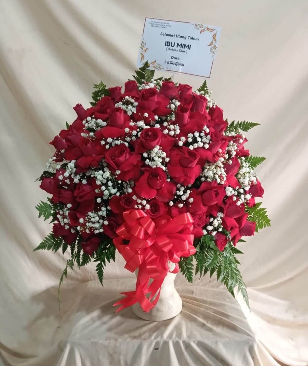 Bunga meja vas Pabuaran Cirebon dan parcel hari raya DANIAH Florist
