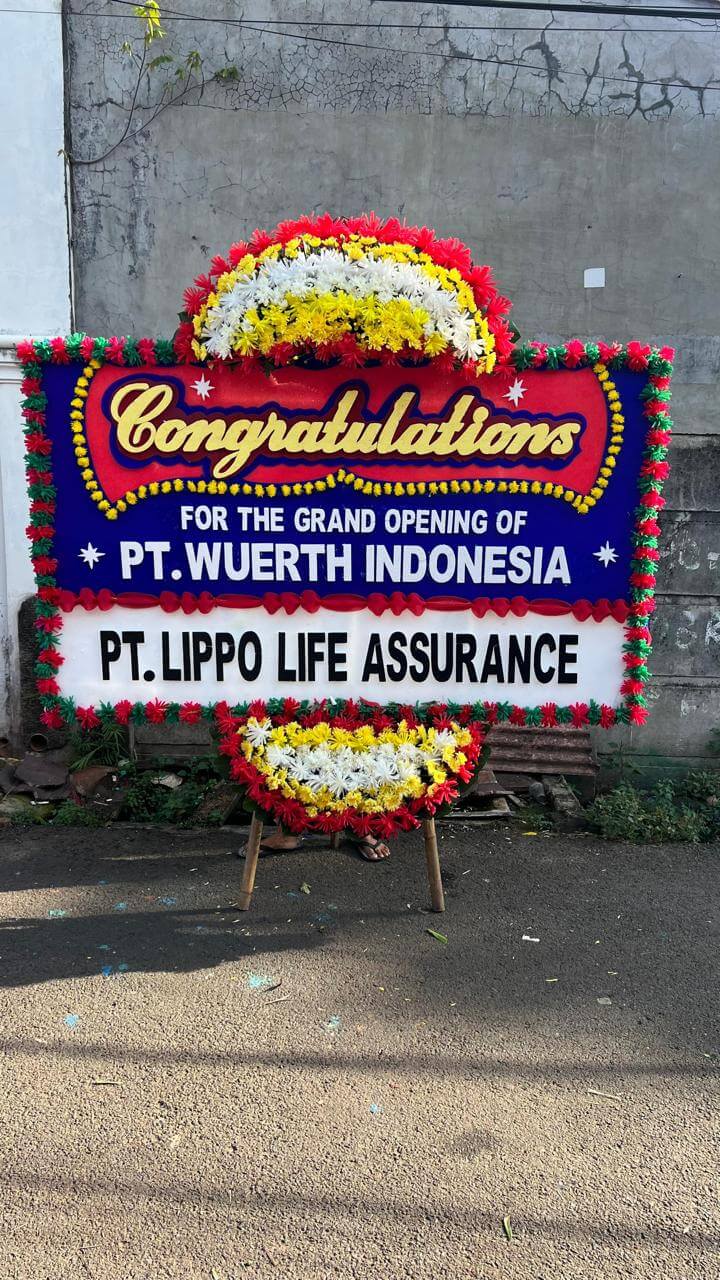 Bunga papan congratulations grand opening Lemahwungkuk Cirebon